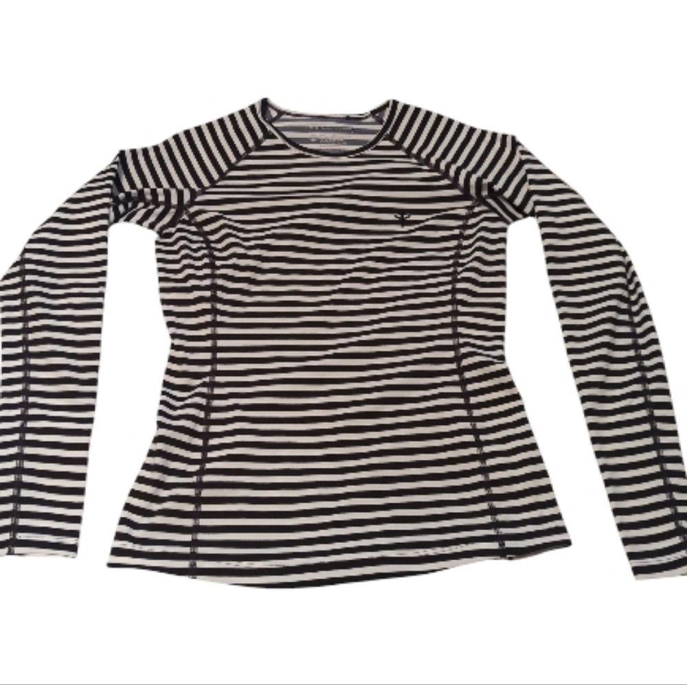 Coolibar Women's Striped Shirt Swim UV Protection XXS